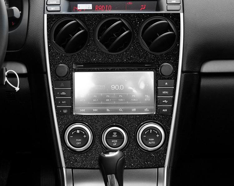 Mazda 6 Mittkonsol Växelspak Film: Dekorationsstickers för interiör (2003-2015)