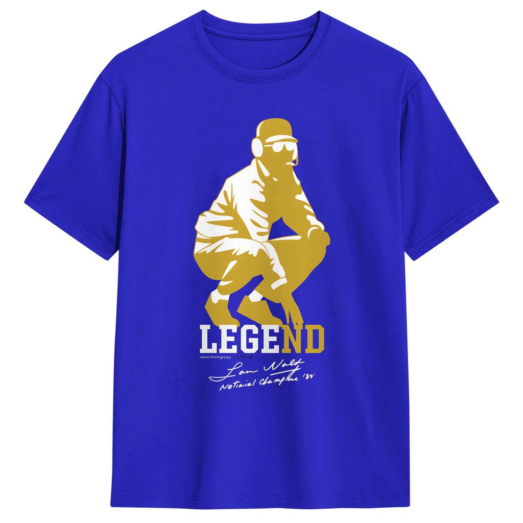 Lou Holtz LEGEND T Shirt Summer Pure Cotton T Shirts For Unisex Casual Tshirt ShortSleeved Vintage Tops