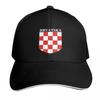 Kroatische Grb Version XXI Kroatien Baseballkappe Streetwear Hip Hop Trendig Vintage Retro Bestickt Leicht Packbar