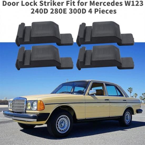 4pcs Car Door Lock Striker 1237200104 Fit for Mercedes-benz W123 240D 280E 300D