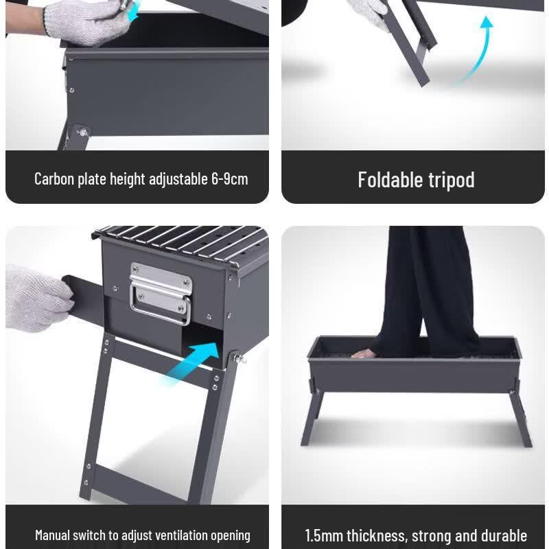Portable Folding Outdoor Charcoal Grill
