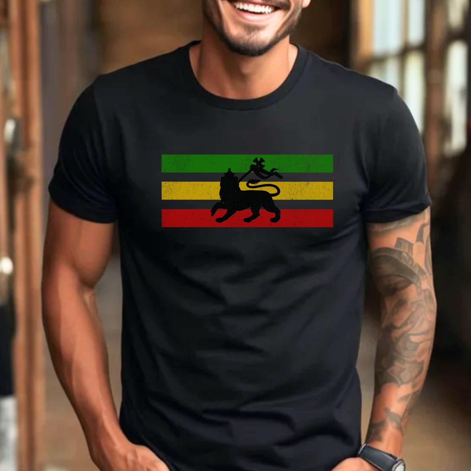 Rasta Lion Reggae T-Shirt: Vintage Music Tee S