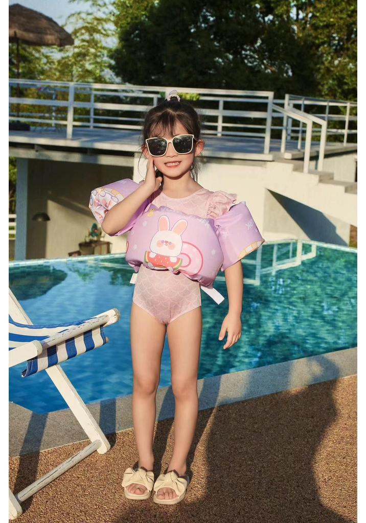 Toddler Swim Floats: Cartoon Armbands & Life Jackets
