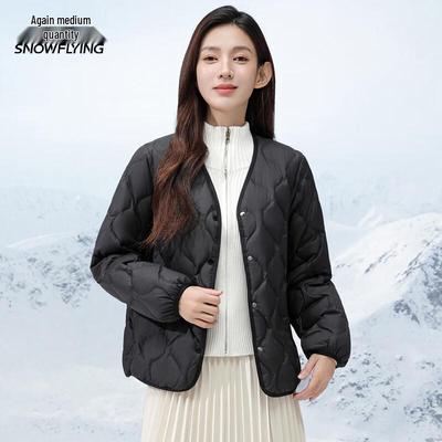 Damen Leichte Daunenjacke mit Kapuze