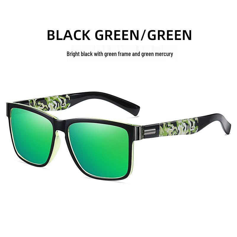 

Мужские поляризационные модные солнцезащитные очки - Трендовый квадратный стиль для вождения и езды на велосипеде 60636