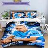 3pcs Haaland Pattern Bedding Set Duvet Cover Set Includes Duvet Cover &pillowcases,perfect All Season Bedroom Decoration&gift