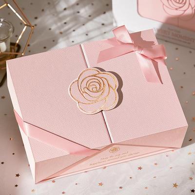 Elegant Pink Gift Box for Women - Ideal for Birthdays, Lipstick, Perfume & High-End Surprises