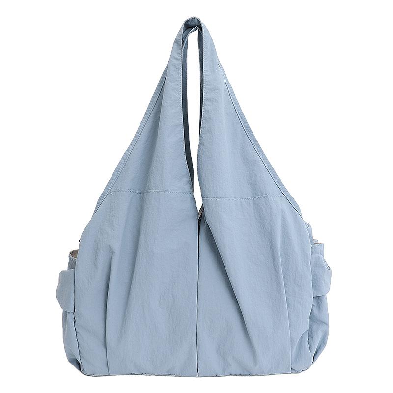 Japanese literature and art small, fresh, simple and large-capacity shoulder cloth bag women's leisure portable multi-pocket niche bag travel bag