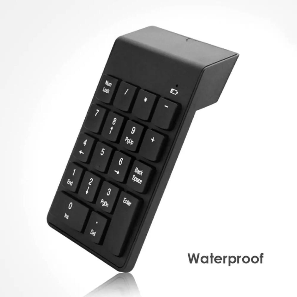 Slim Design Mini Digital Keypad 18 Keys Wireless Numeric Keypad Wireless Keyboard Accounting