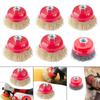 Crimped Wire Brush for Grinding with Threaded Mandrel, Heavy-duty Replacement Accessory Removing