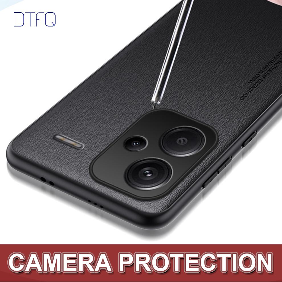 Case for Redmi Note 13 Pro+ 5G Back Cover Coque Funda Leather Pattern Cover Luxury Leather Case for Redmi Note 13 Pro Plus 5G