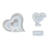 Picture Frame Resin Mold,Heart Silicone Mold for Epoxy Resin,Epoxy Casting Mold DIY Photo Frame Art Crafts Home Decors