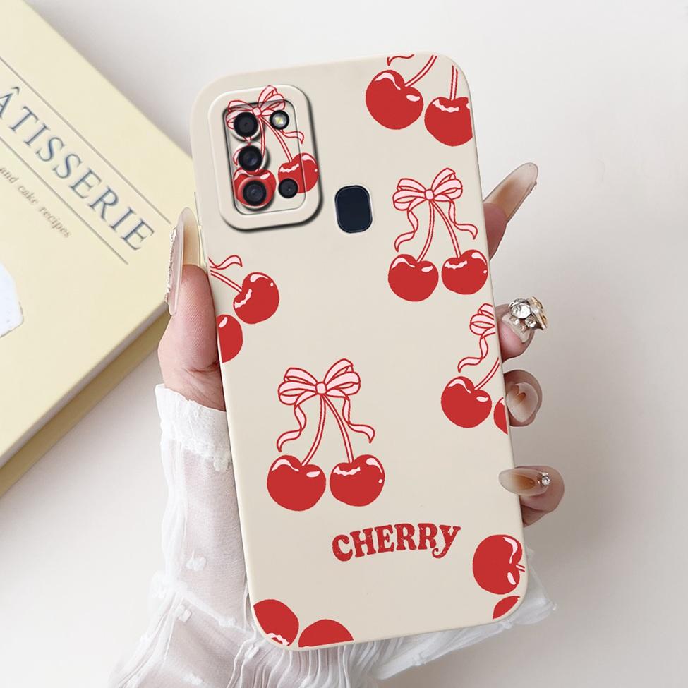 For Samsung A21s Case A217F Silicone Cute Fashion Butterfly Love Painted Cover For Samsung A21s Galaxy A21s Phone Case SM-A217M