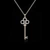 S925 Sterling Silver Light Luxury Key Necklace - Spring/Summer Clavicle Chain