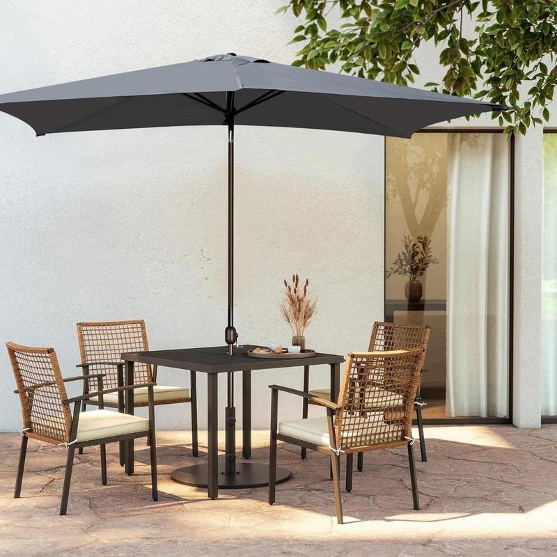 Rectangular Parasol Cloth Replacement 200x300cm Outdoor Backyard Garden Rainproof Square Patio Umbrella Cloth Replacement Canopy