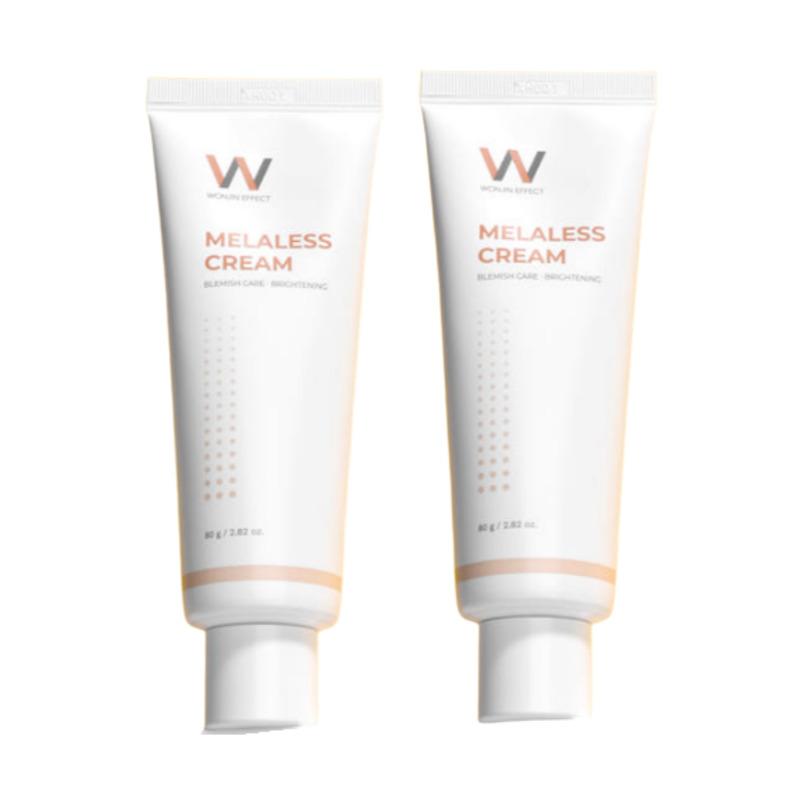 WONJIN EFFECT Melaless Осветляющий крем против морщин 80 г × 2