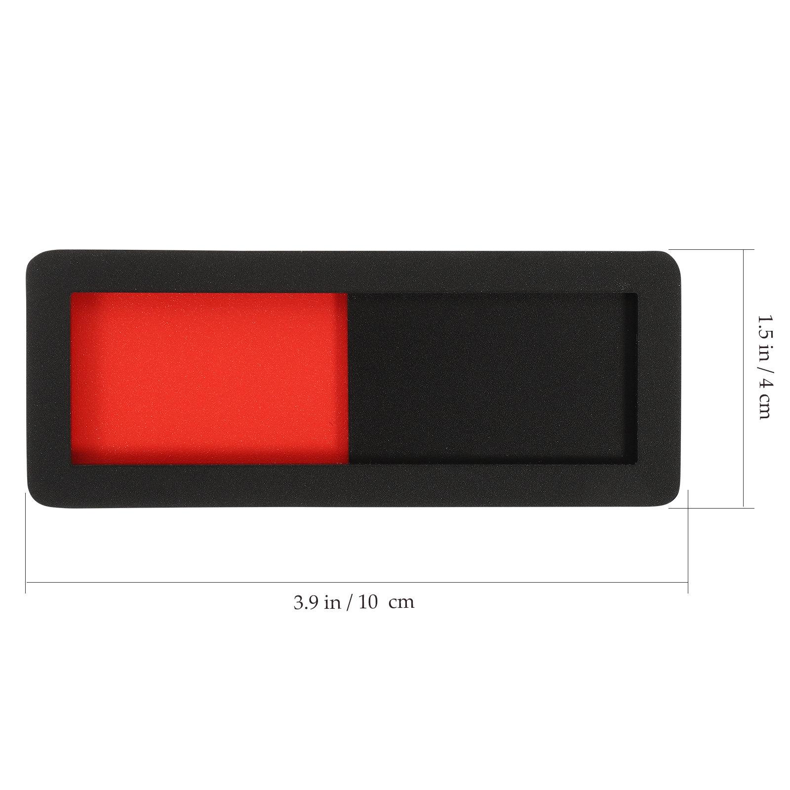 

Professional Acrylic Slider Privacy Sign for Office Door Meeting Room Conference Room Vacant Occupied Status Switch Sign чорний