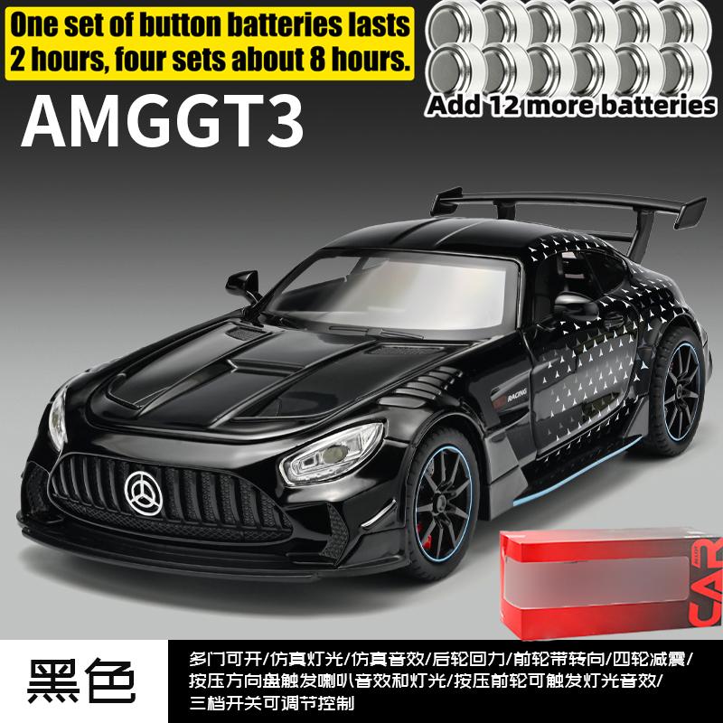 1:22 Mercedes Benz AMG GT3 Circuit Endurance Racing Car Alloy Metal Diecast Model Car Simulation Vehicle Home Trendy Ornaments