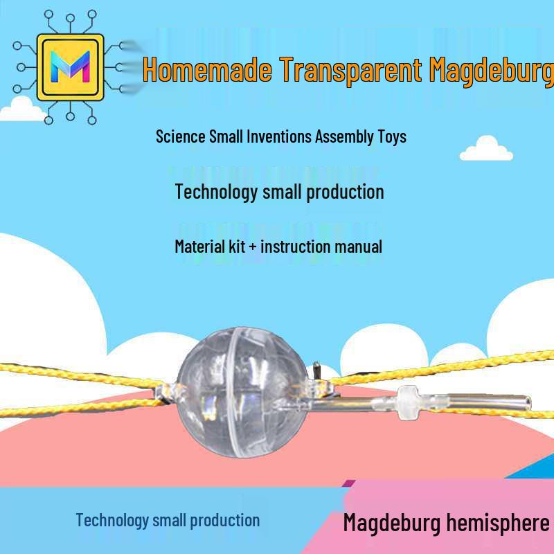 Primary School Science & Tech Creations: Physics Experiment Toy - Magdeburg Hemispheres Other