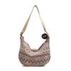 Trendy Street Style Medium Sized Tote Bag With Zipper Closure And Soft Fabric
