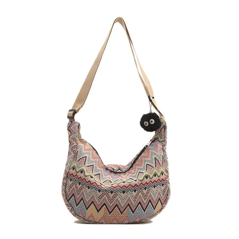 Trendy Street Style Medium Sized Tote Bag With Zipper Closure And Soft Fabric