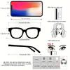 1pc Women'S Square Plastic Small Frame Casual Retro YK2 Trendy Fashion Glasses Suitable for Driving Holiday Outfit