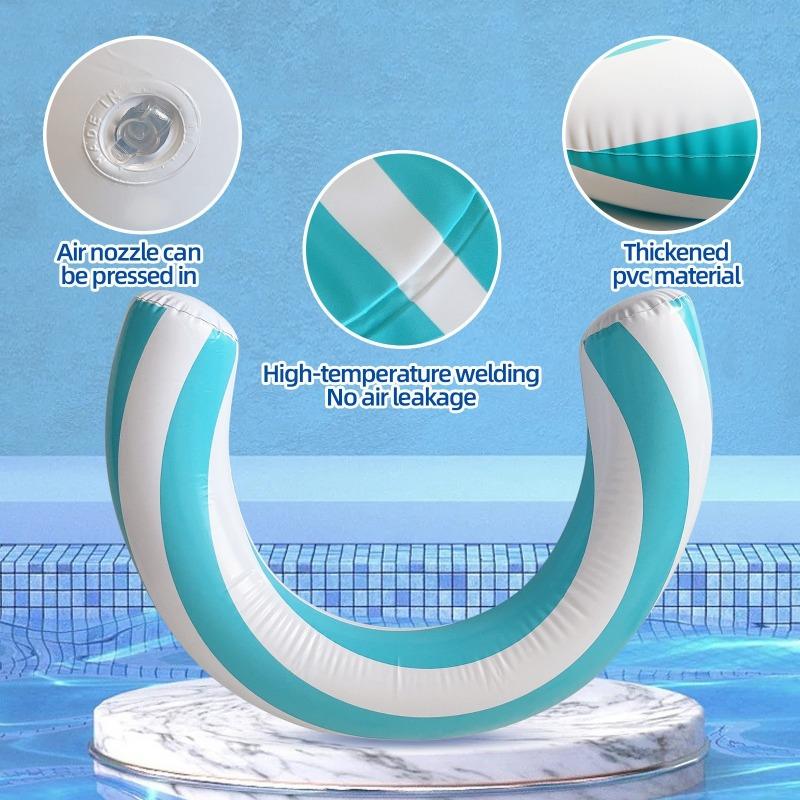 1PC New Inflatable Circular Swimming Ring, Inflatable Curved Swimming Pool Surface, Swimming Pool Floating Row