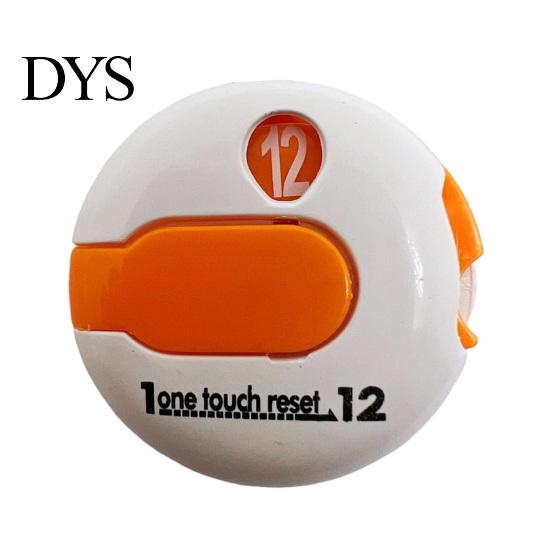 Simple Reset Golf Counting Tool Score Counter Mini Stroke Clicker Tally Tracker One-Touch Clip-on Scorecard Scorekeeper Attachment Up To 12