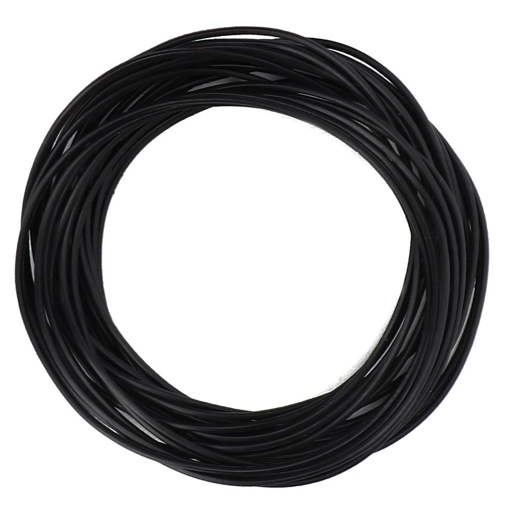 200pcs O Ring Waterproof Rubber Seal Watch Back Cover Seal Gaskets Repairing Tool (0.6mm )