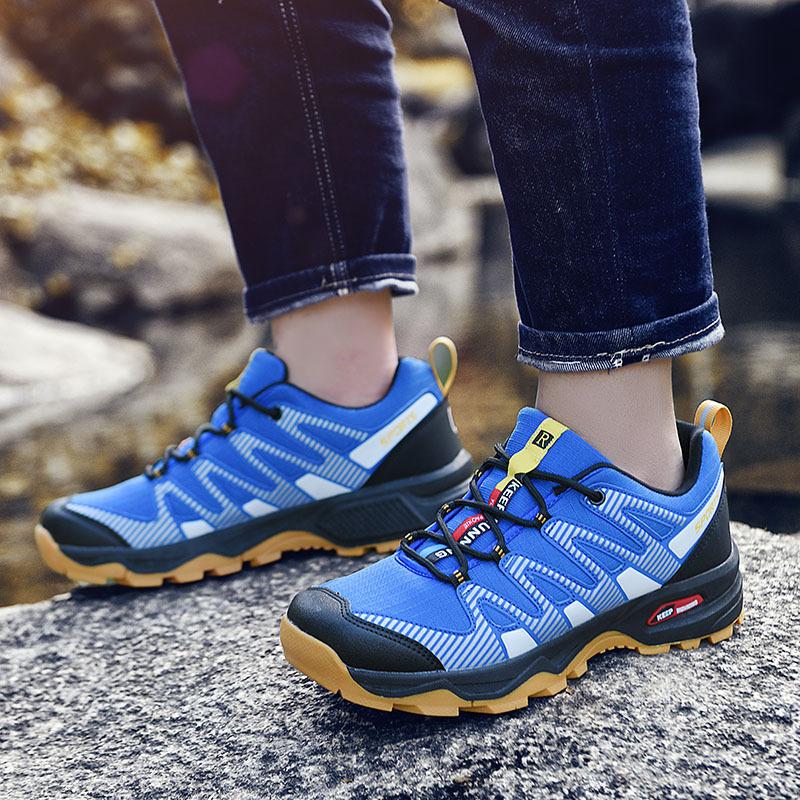 New hiking shoes men's large size 47 breathable non-slip outdoor cycling shoes travel camping off-road hiking shoes