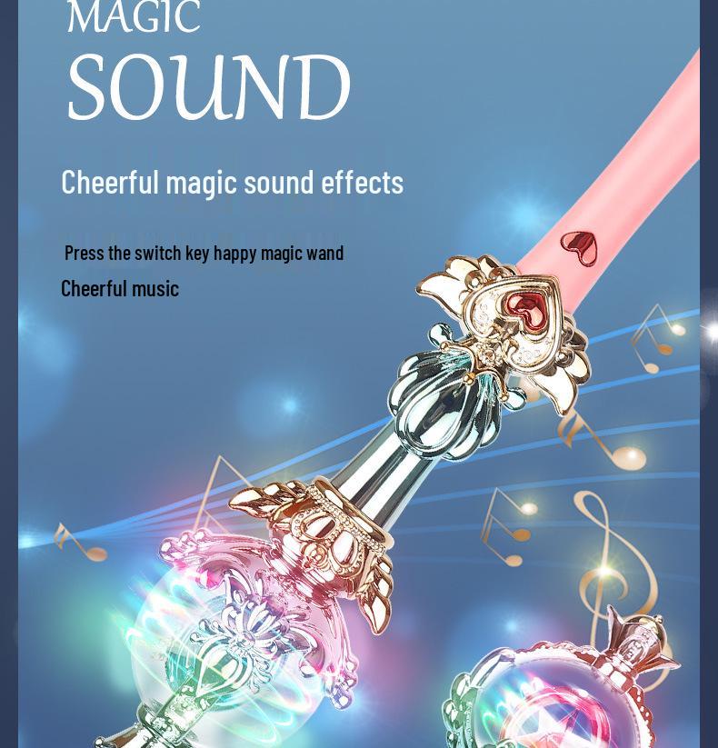 Light-Up Fairy Wand for Girls Aged 3-6: Perfect Christmas or Birthday Gift for Little Princesses