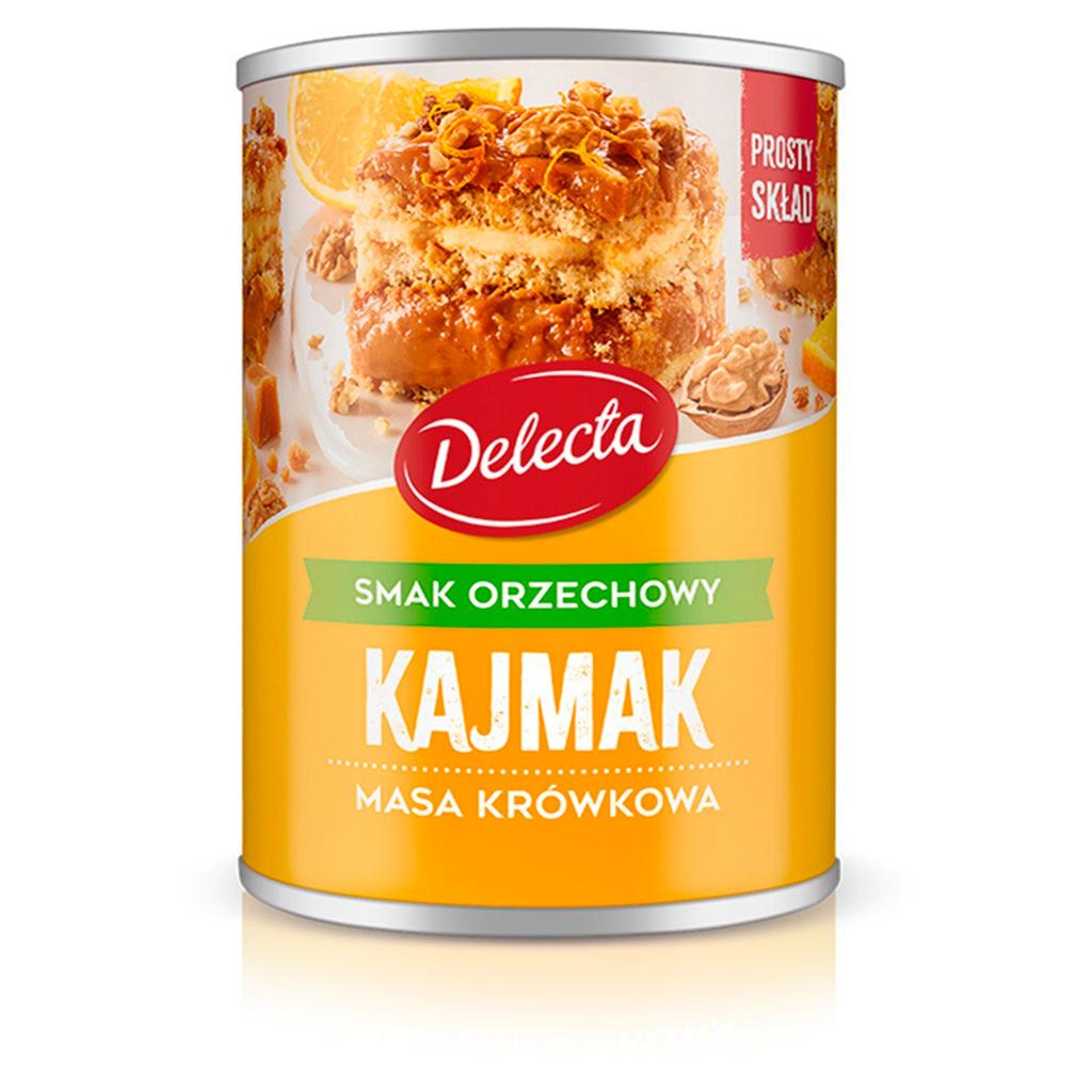 Massa di fudge Kajmak con noci 400 g Delecta