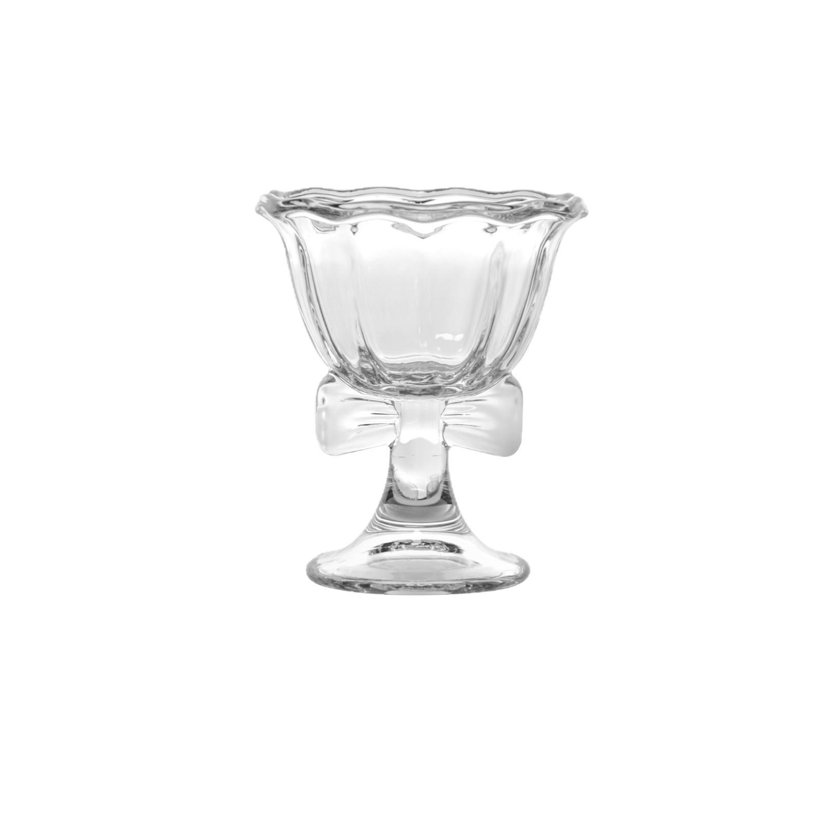 Bow Ice Cream Cup Elegant Butterfly Juice Milkshake Glass Cup 220ml