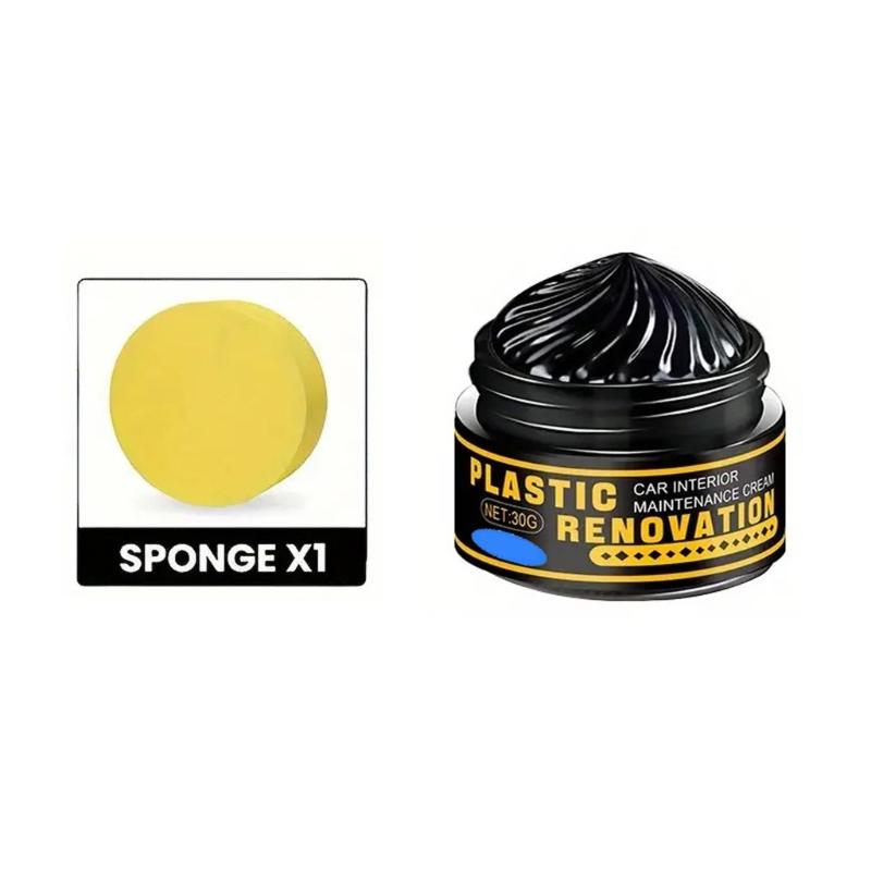 Ceramic Coating Plastic Renewal Formula Automotive Plastic Revitalizer Cream Long Lasting Restorer for Vehicle Bikes