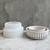 Silicone Resin Flower Pot Molds DIY Stripe Mold Resin Casting Mold Silicone Resin Casting Mold to Make Mini Flower Pot