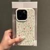 Pink Tulip Floral Pattern Design Protective Cover for iPhone 17 16 15 14 13 12 11 16E Series Pro Max Plus