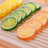 5pcs 2inch Artificial Lemon Orange Festive Party Supplies Fake Fruits Christmas Halloween Home Decoration Food Phography Props