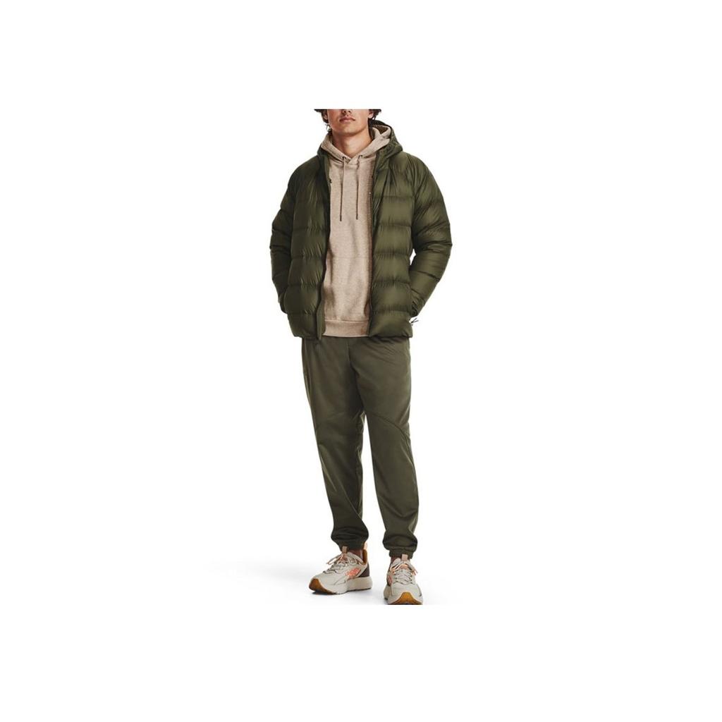 Under Armour Storm Armour Solid Color Training Short Down Jacket Men Jackets Green 1372651-390