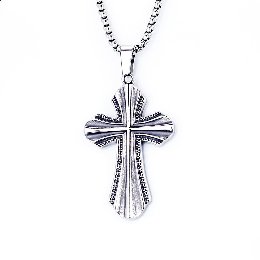 Jewelry Personality Titanium Steel Spiral Boomerang Windmill Necklace Men's Hot Sale