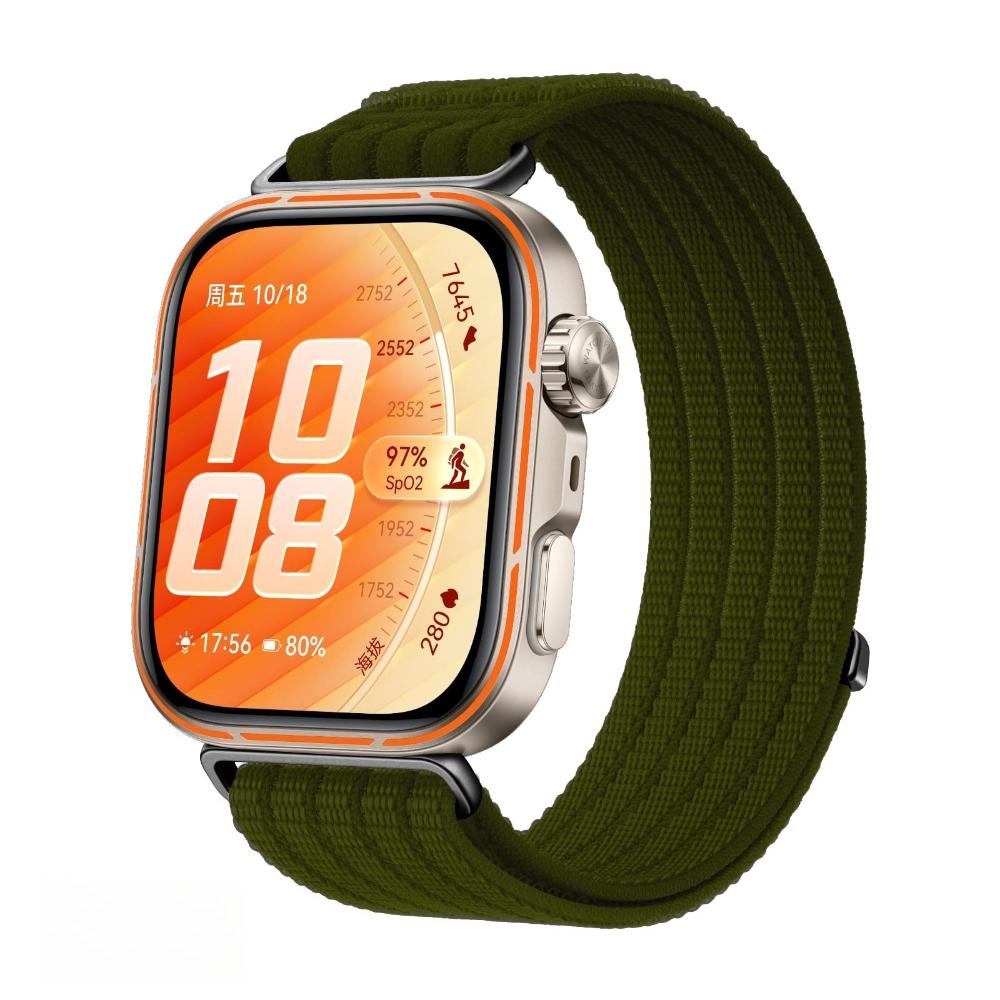 Official Nylon Loop Woven Strap for HUAWEI WATCH FIT 5/4 Pro Braided Comfortable Breathable Wristband for Huawei Watch Fit 5-4-3