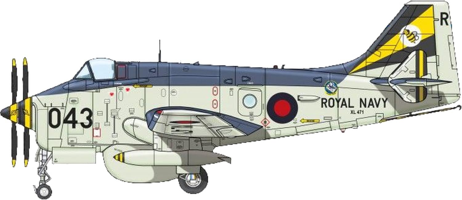 

Sword Fairy Gannet Early Warning Plastic Model Kit SWD72088SR 1/72 AEW.3 Carrier-Based (Airplane)