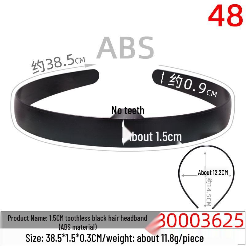 Unisex Invisible Sports Iron Headband - Korean Style Wave Hair Clip.