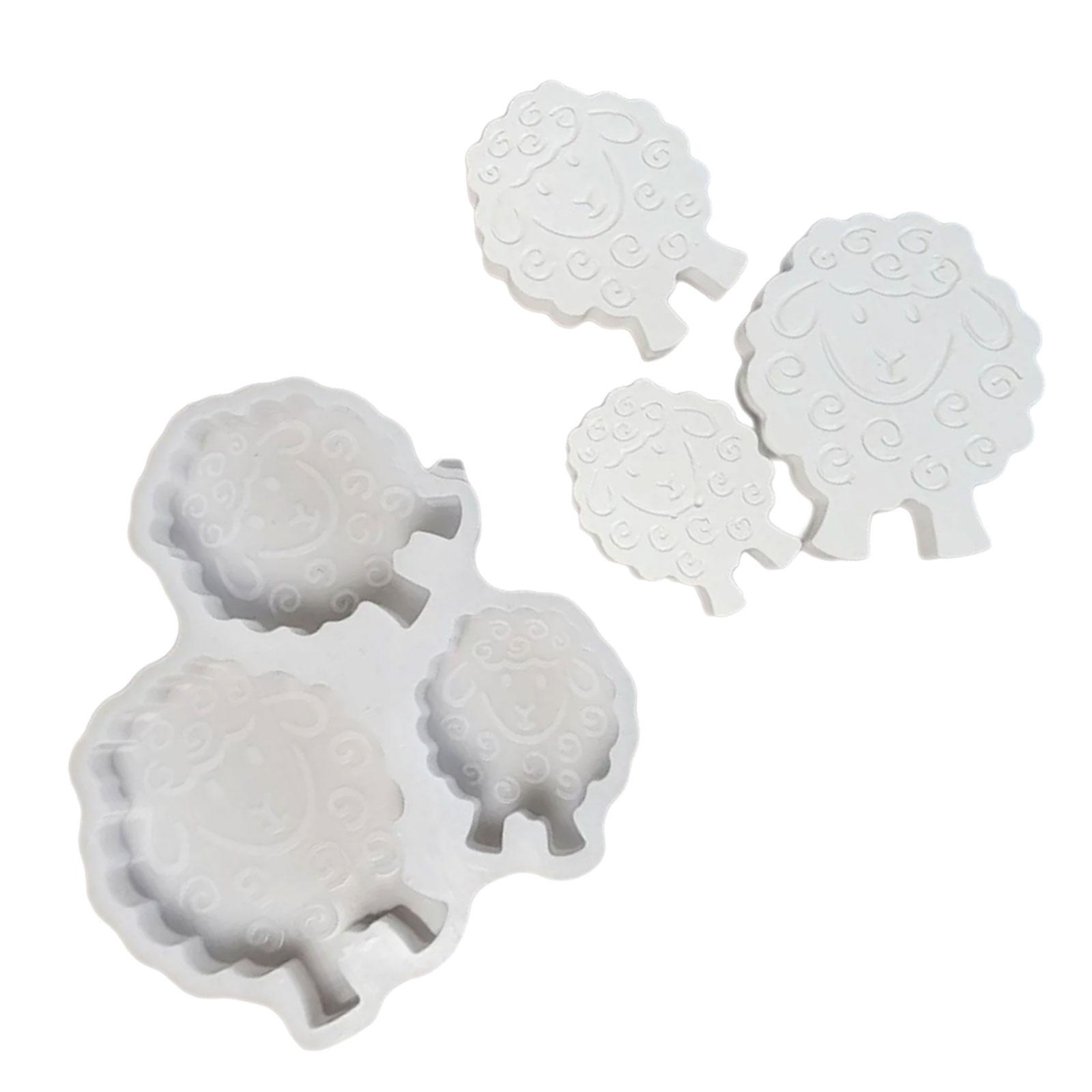 

Овцы животные силиконовые формы для свечей мыла конфет шоколадные формы цемент гипс силиконовые формы для домашнего декора 1