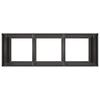 vidaXL Pflanzkübel Schwarz 120x40x80 cm Kaltgewalzter Stahl