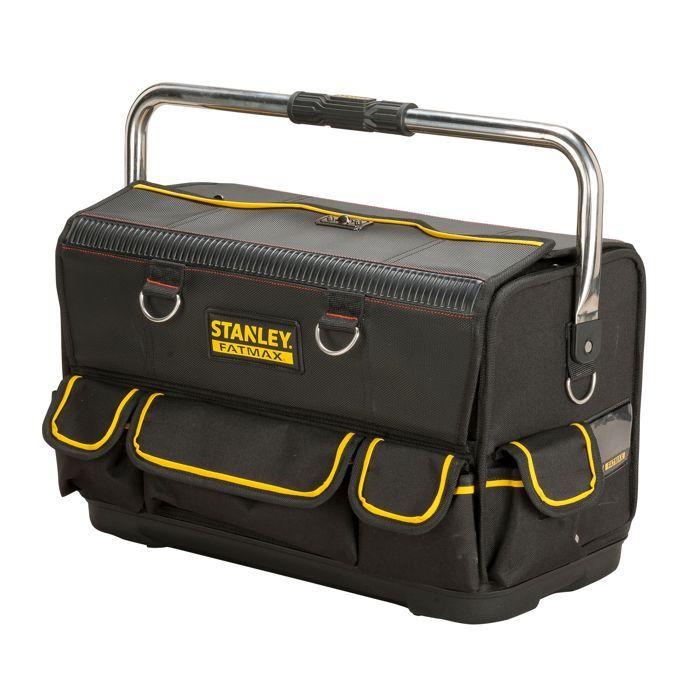 Sac porte-outils - STANLEY - Fatmax FMST1-70719 - S'ouvre entièrement - Base en polypropylène - Noir