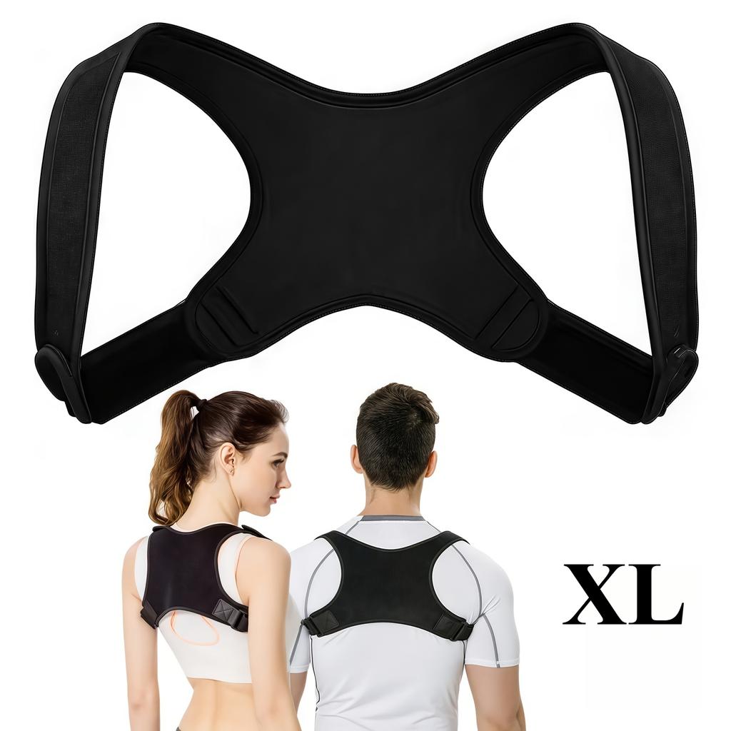 1-piece Invisible Back Aligner, Adjustable Adult Male and Female Corrective Straps, Sitting Posture, Clavicle Straps