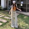 American-Style Low-Rise Stretchy Micro-Flare Jeans for Women - 2026 Spring Collection, Loose Fit Bell Bottoms