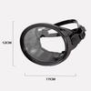 Oval Diving Mask Spearfishing Mask Classic Retro-Style Panoramic Wide View Goggles Tempered Glass Lens For Adults