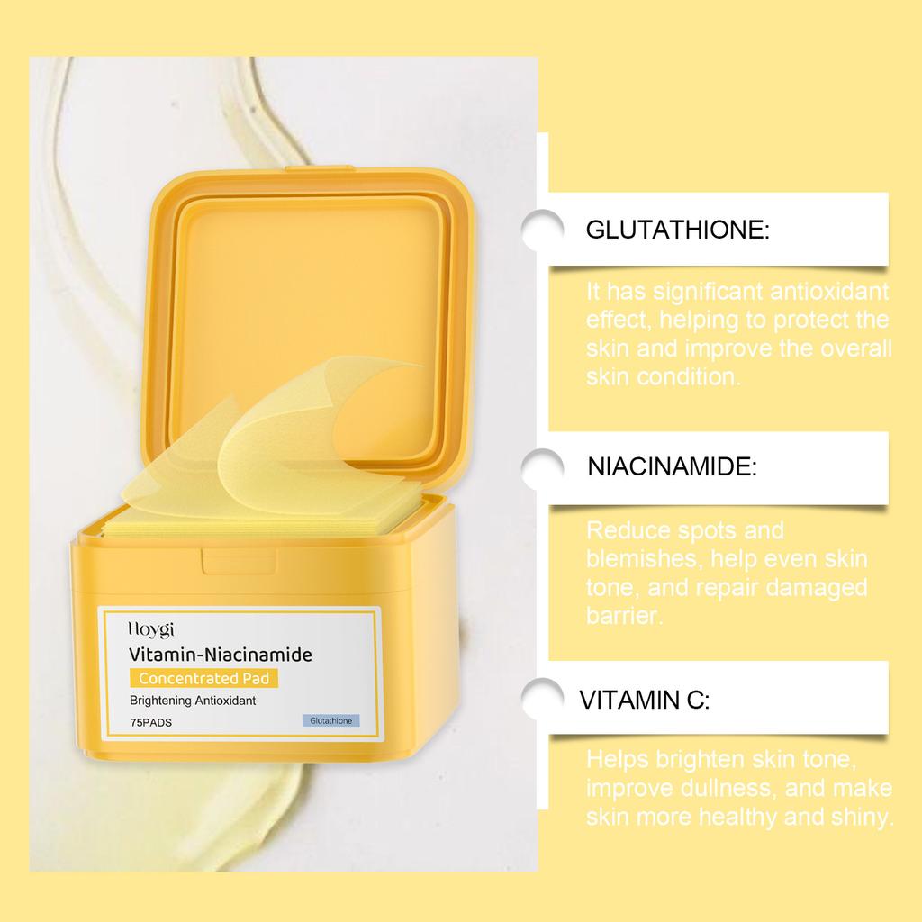 Vitamin Nicotinamide Wet Compress Cotton Pads Can Soften Pores, Reduce Dullness, and Gently Moisturize and Make The Skin Tender