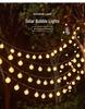 LED Solar Bubble Ball String Lights for Outdoor Ambiance
